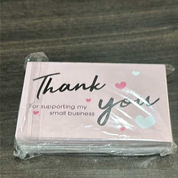 Other - Pink Thank You Cards - 100